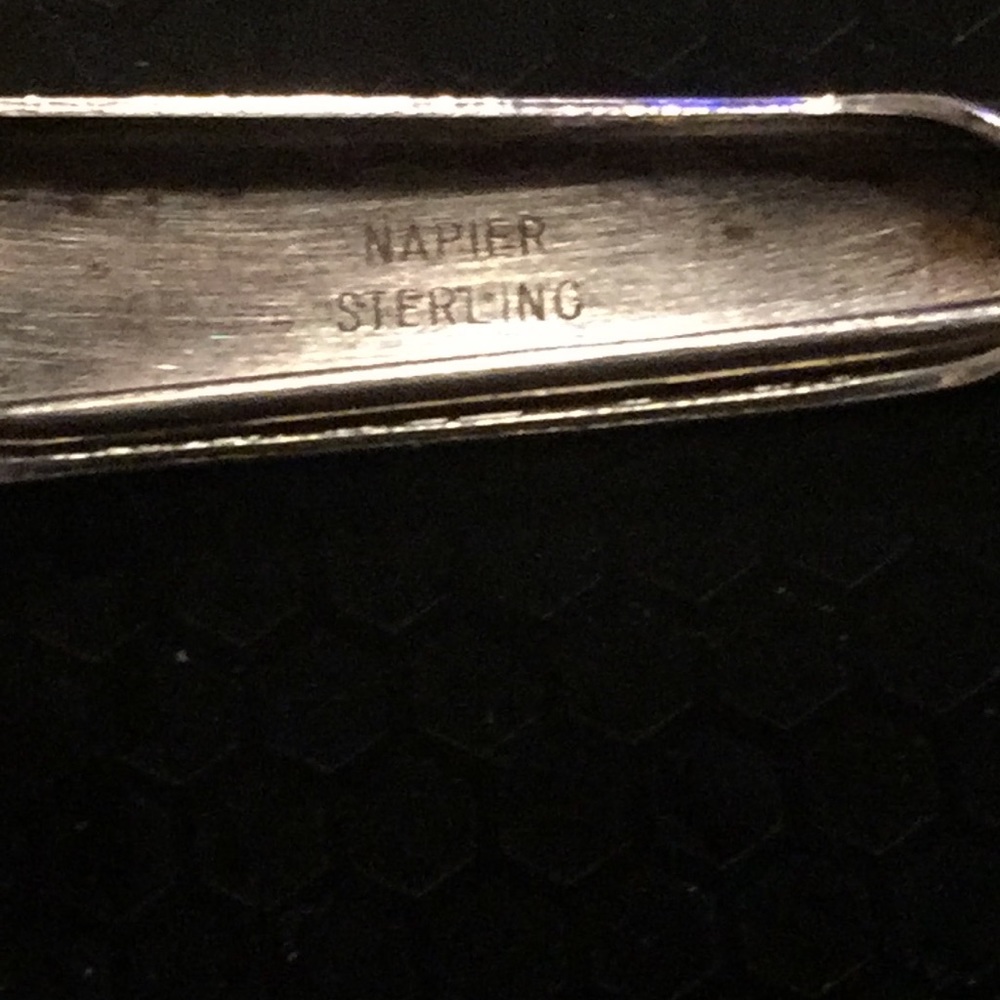 Napier Sterling diaper pin or unusual pin